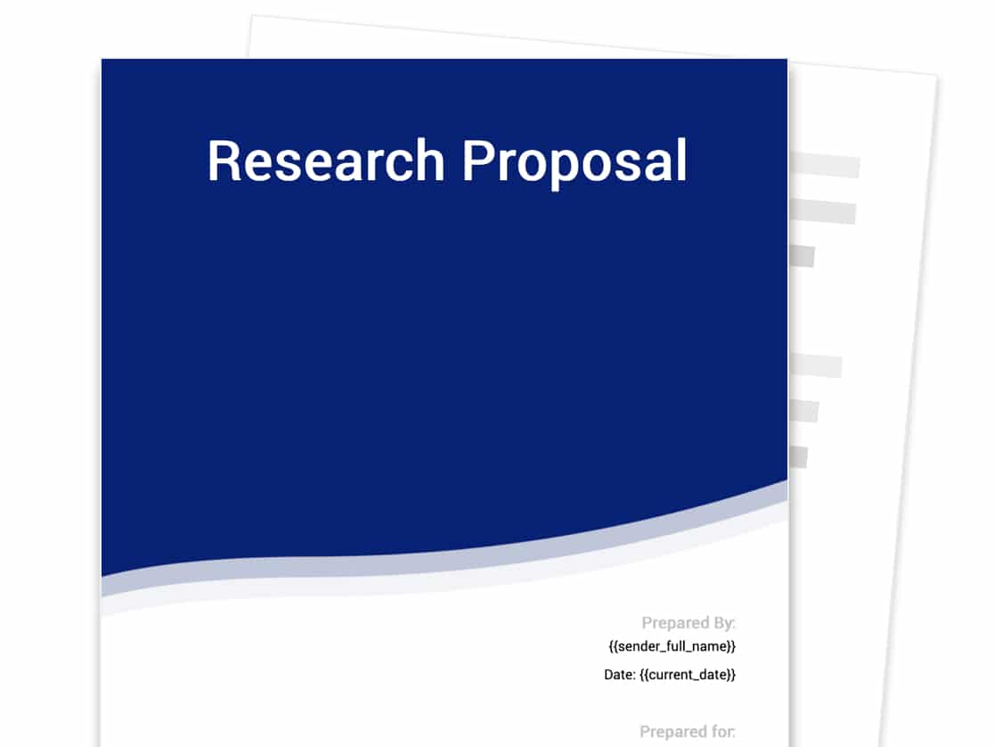 research proposal document