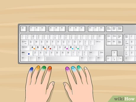 keyboard typing setup