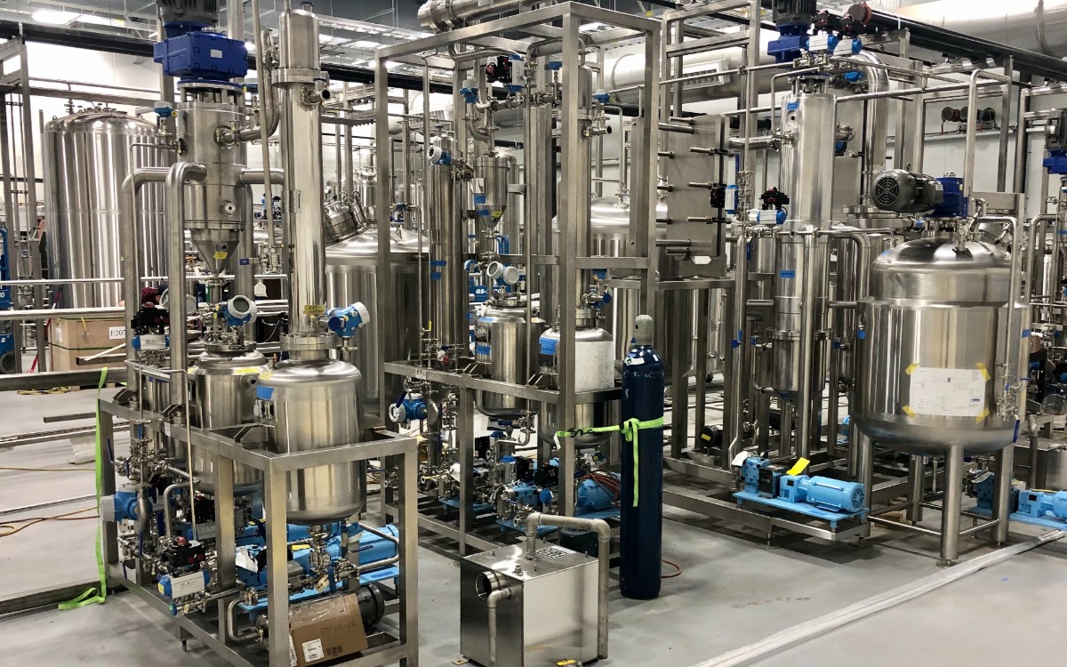 cannabinoids extraction plant