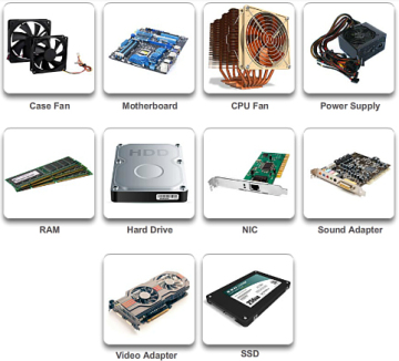 computer components tools hardware assembly