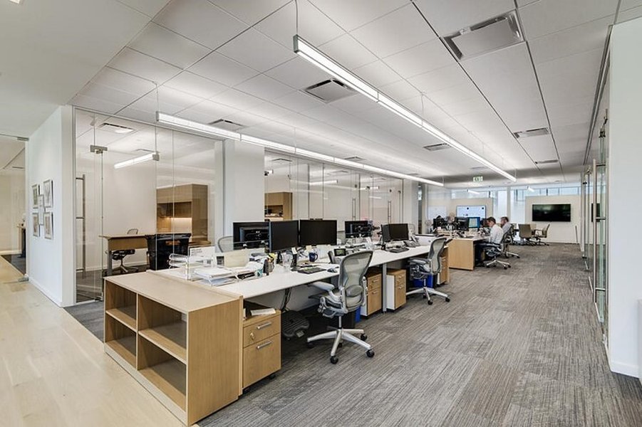 modern office building with concierge services