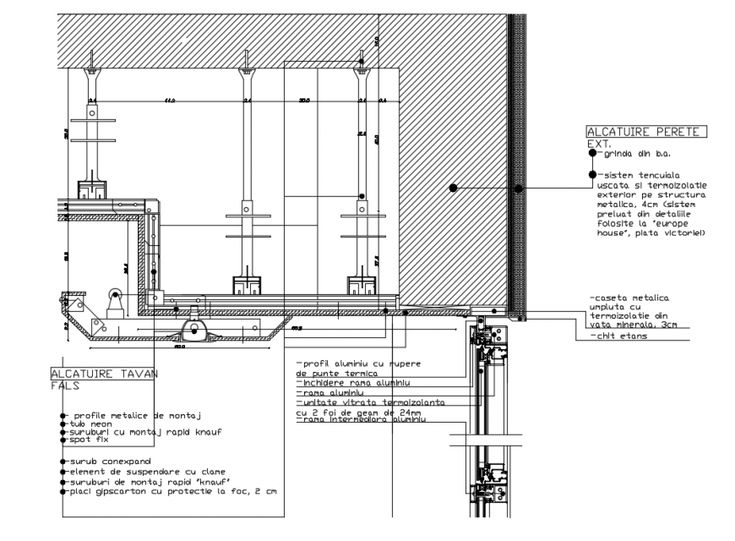 house ceiling and construction details