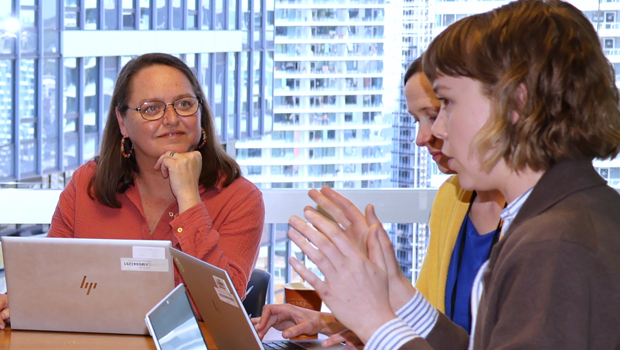 research team discussion