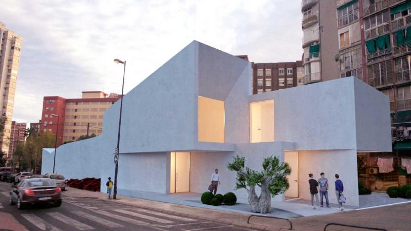 public building mediation center urban