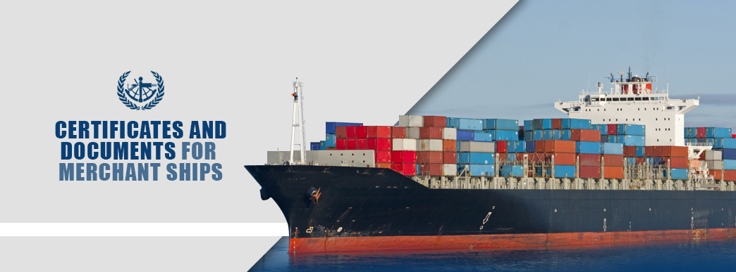 financial documents and cargo ships