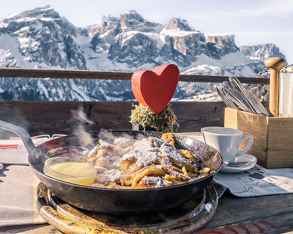 mountain scenery alpinism food