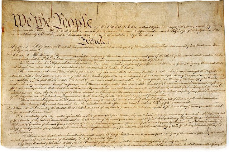 US Constitution historical documents