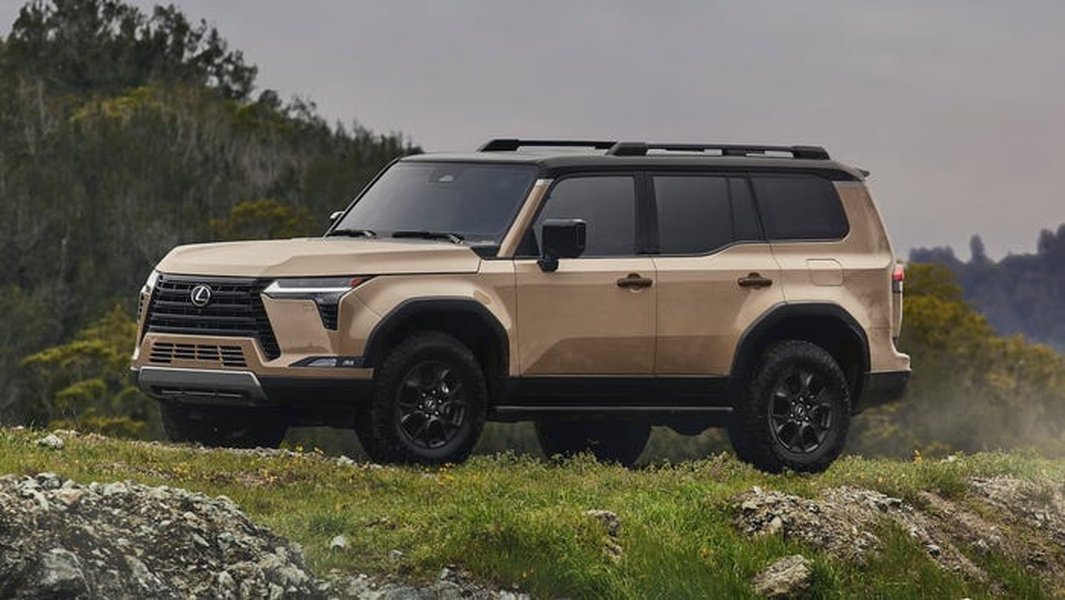 luxury suv road