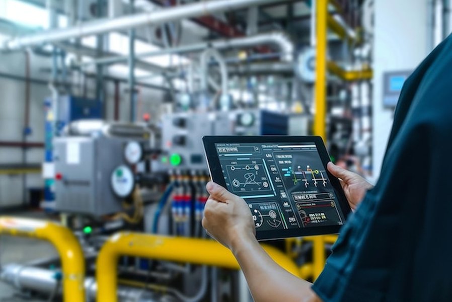 Control industrial inteligente mediante tablet y automatización