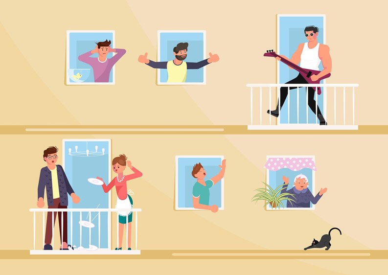 condominium building neighborhood conflict