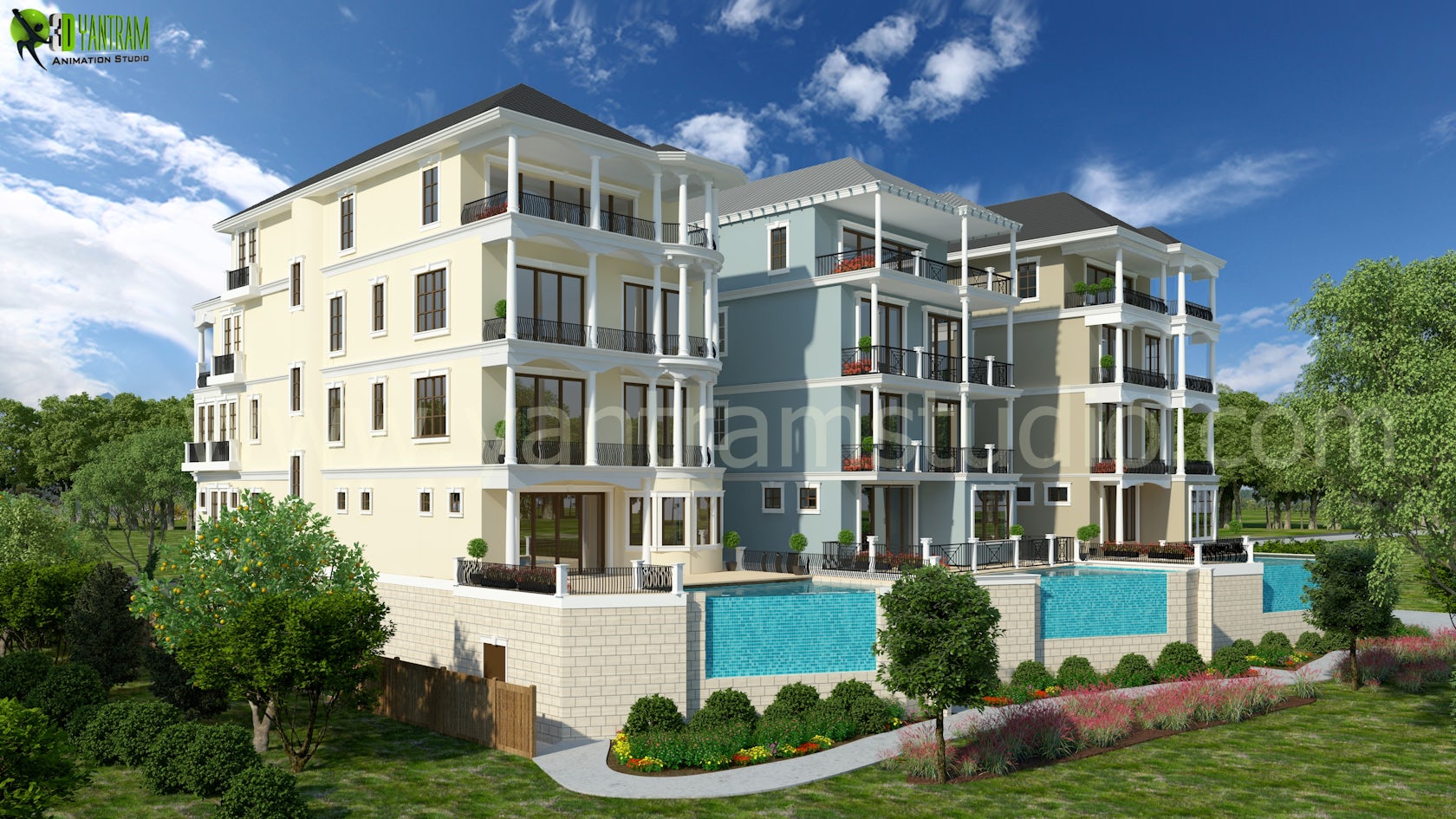 condominium exterior building architecture