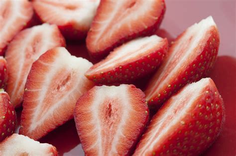 strawberry closeup