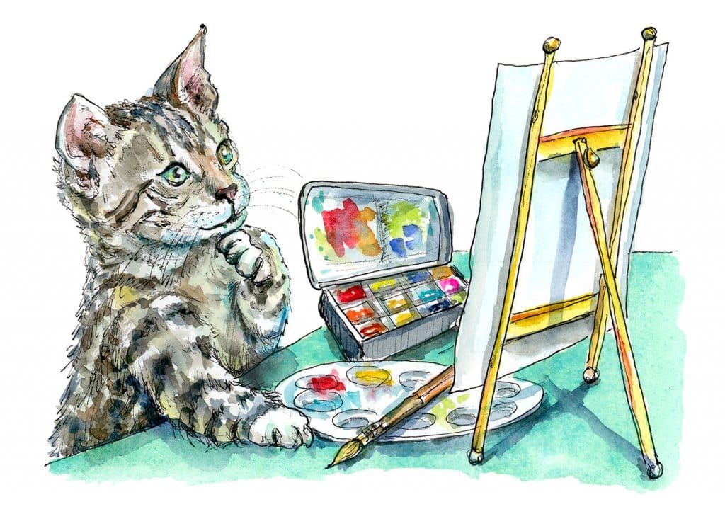 cat art tools