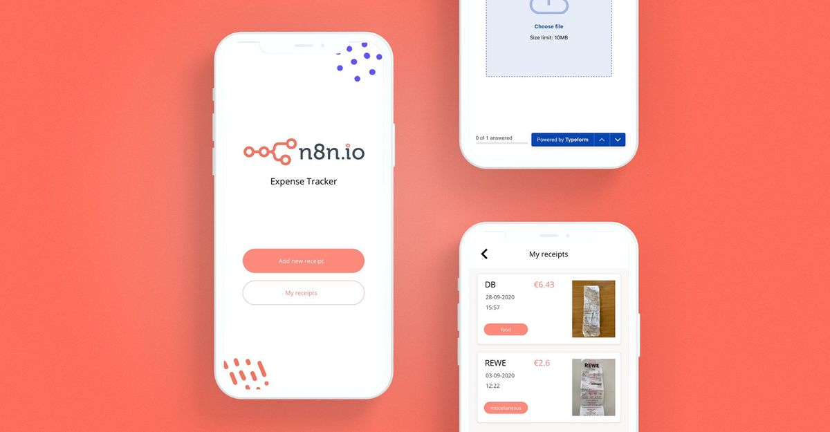 expense tracking app interface