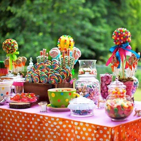 Mesa de dulces para cumpleaños