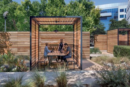 creative workspace outdoors