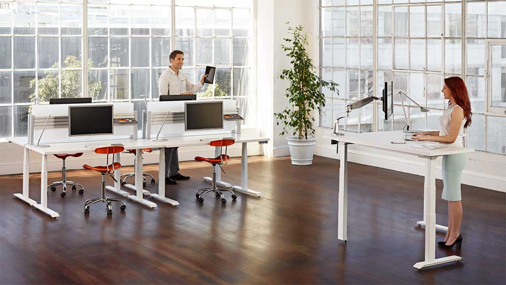 inspiring creative workspace scenery