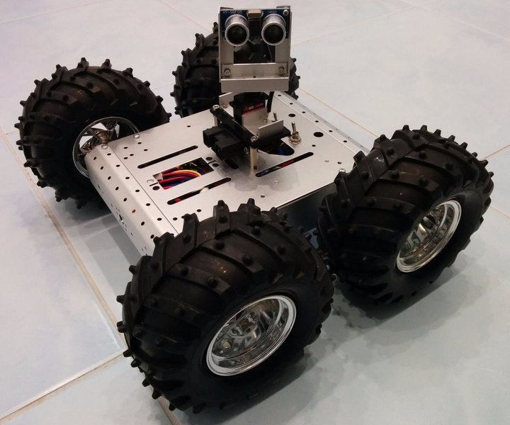 Robot tout-terrain Arduino 4WD assemblé