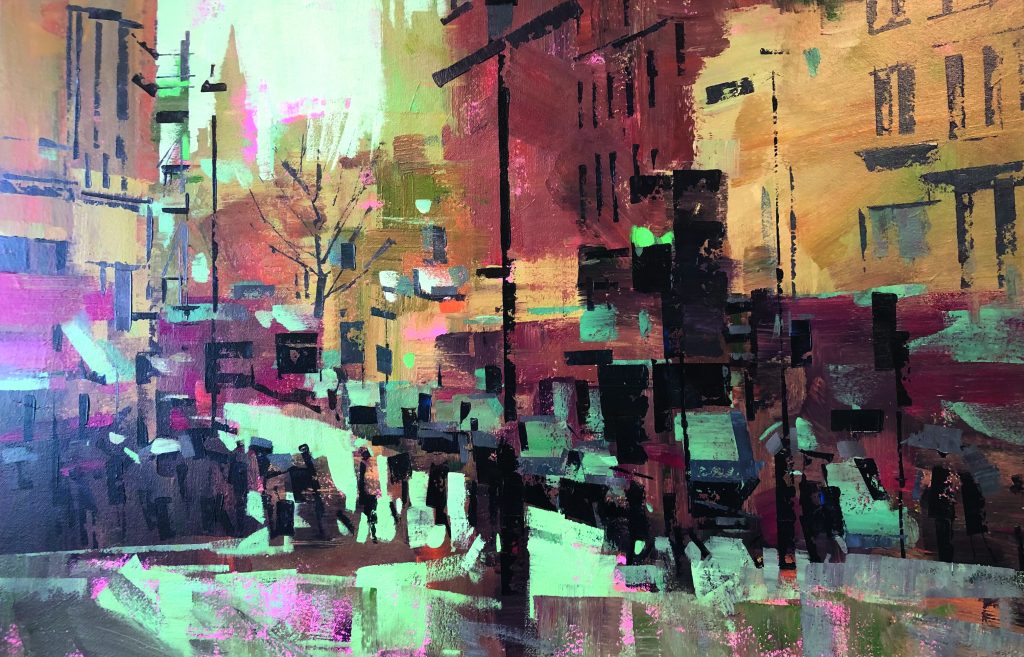 urban scene digital media