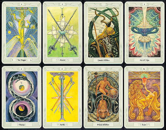 thoth tarot deck art deco symbolism