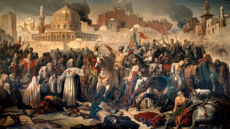 medieval crusades scenes