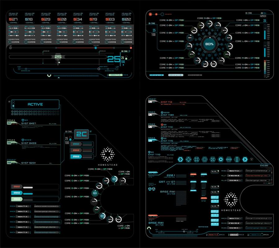 futuristic crypto user interface design