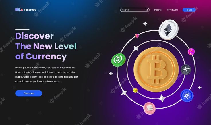 cryptocurrency icons on digital screen