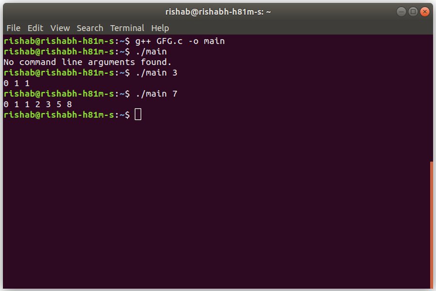 C# code snippet for Fibonacci series