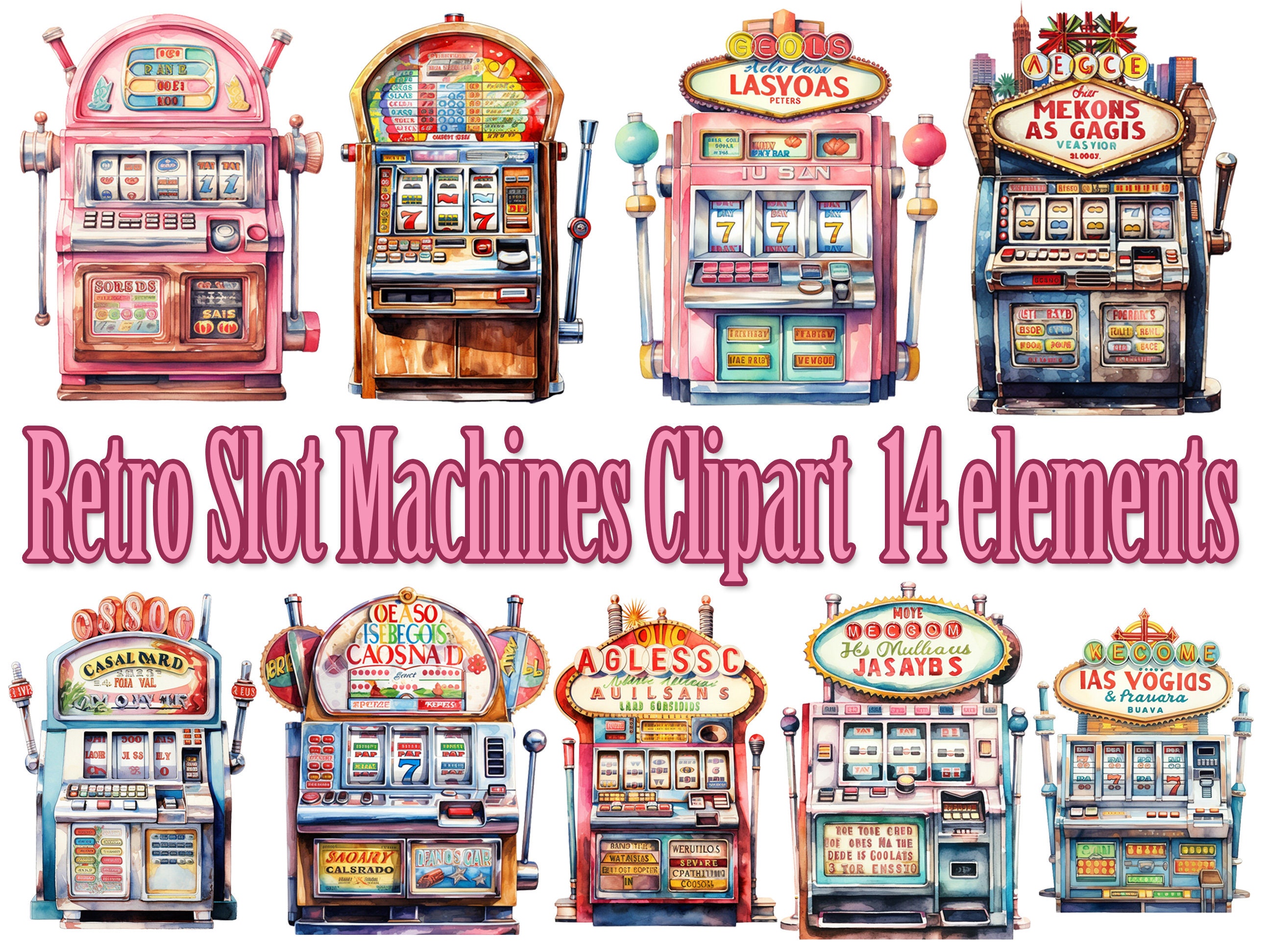 slot machine graphics