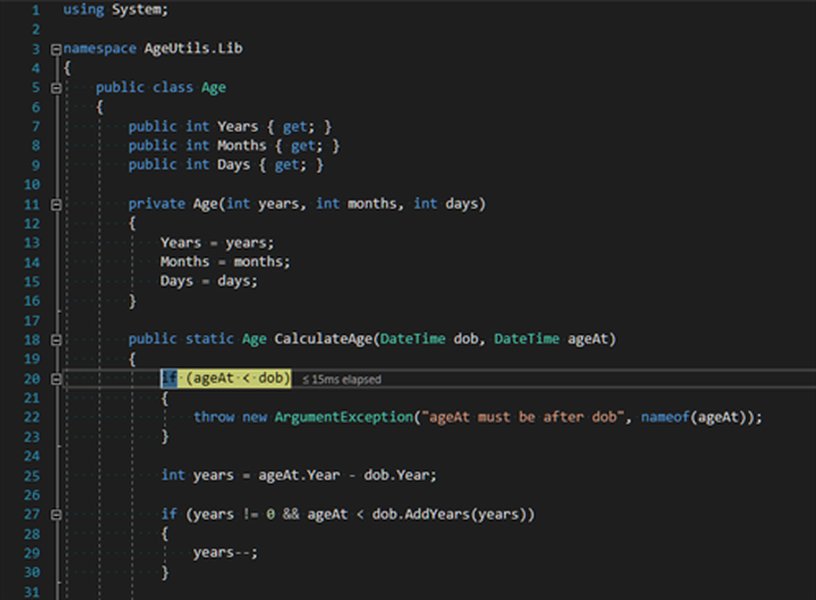 Visual Studio debugger stepping into code