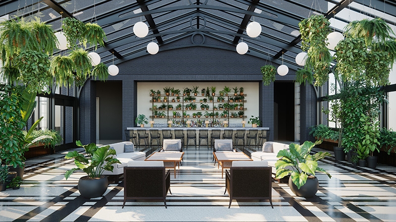 hotel outdoor architecture community event