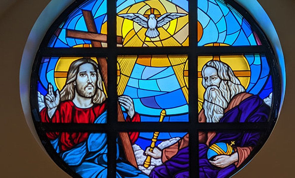 church stained glass window