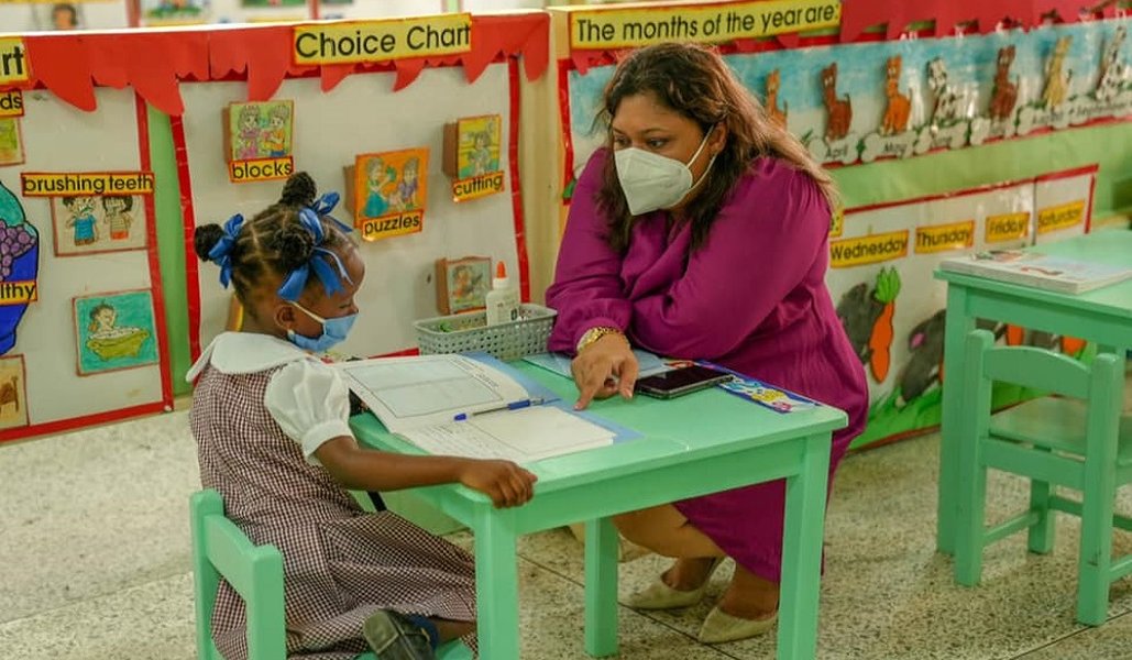 Students in a classroom setting