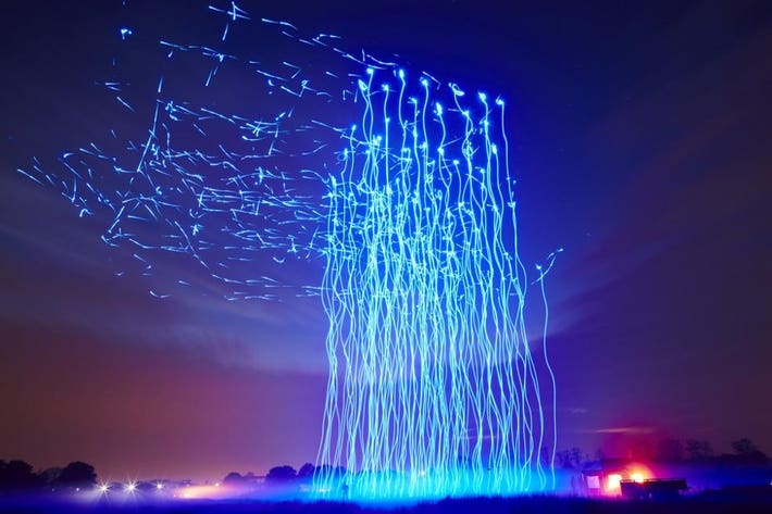 drone show light display