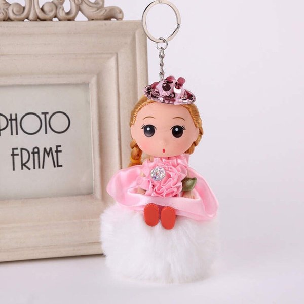 Cute Girl Keychain