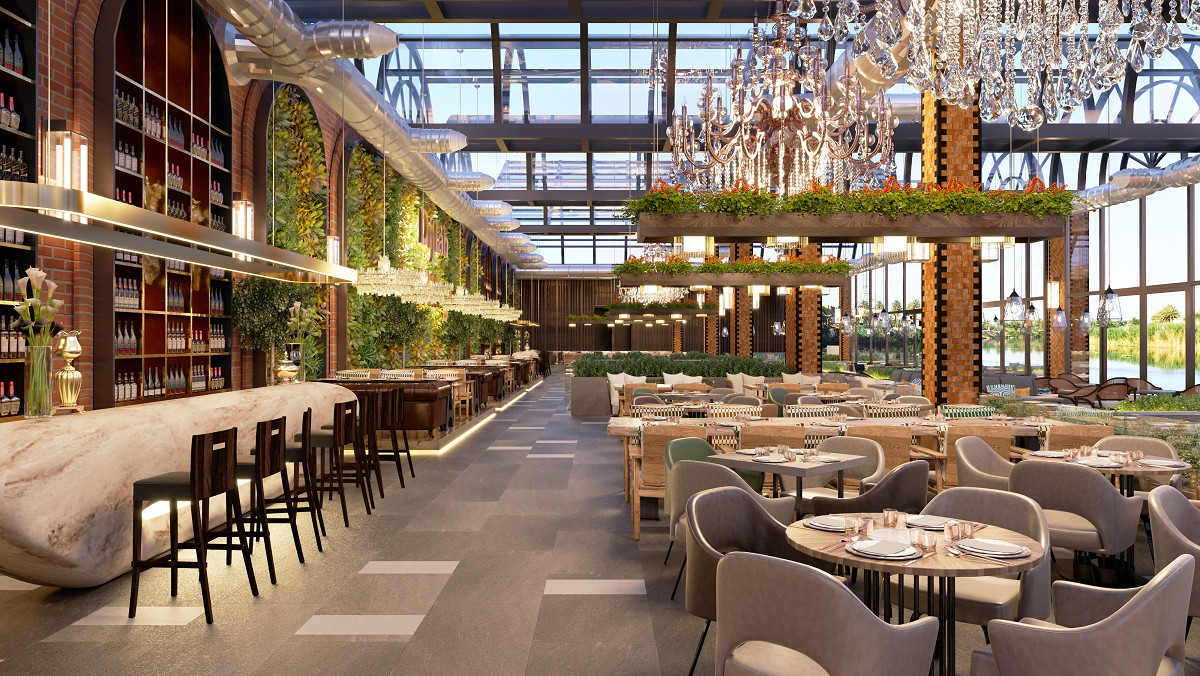 restaurant dining ambiance and queue management