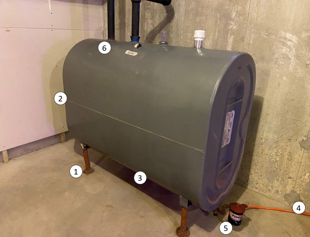 oil tank inspection outdoor