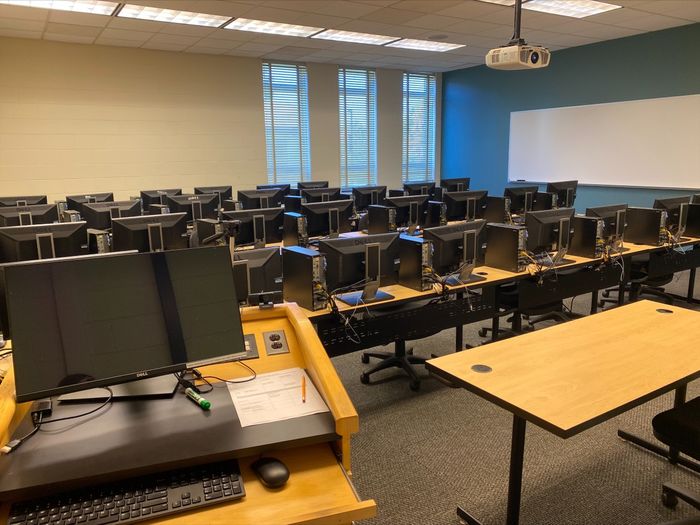 scenic computer lab equipment