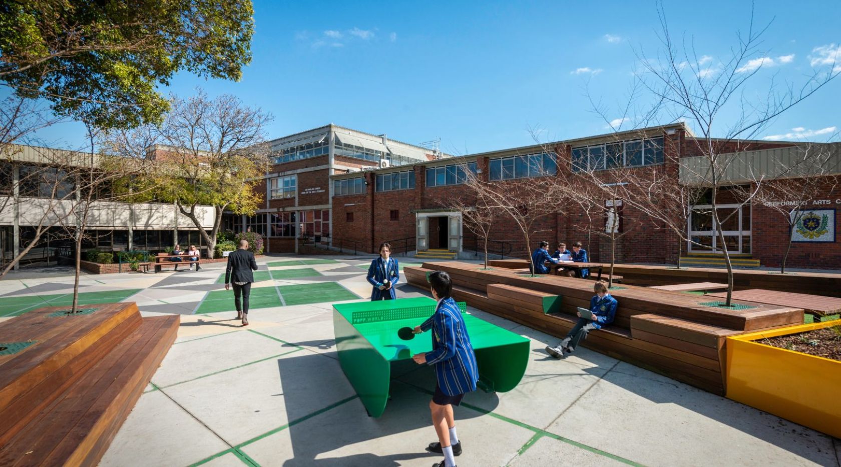 physical school building campus