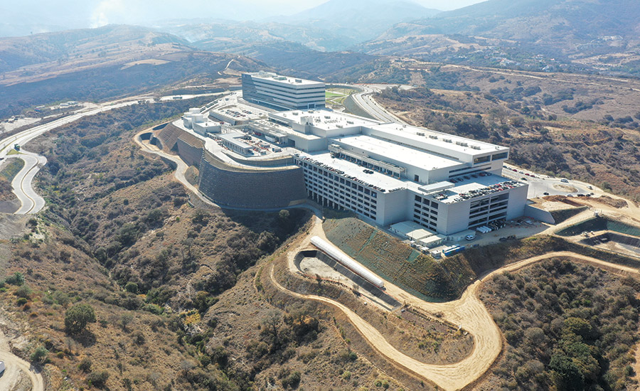scenic view of modern technology center