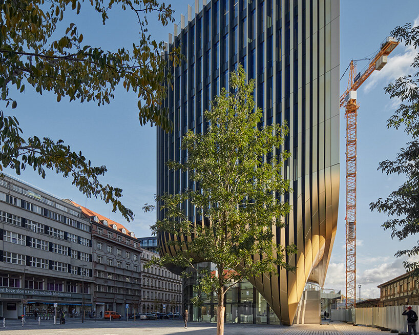 czech cityscape business building