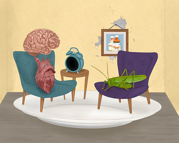 surreal art therapy session