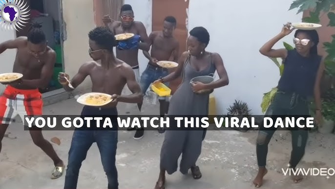 people dancing and eating together