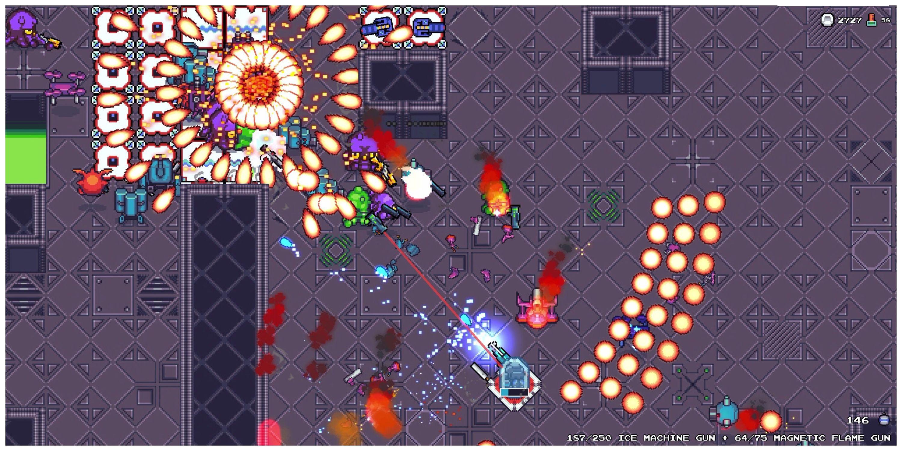 bullet hell game screen