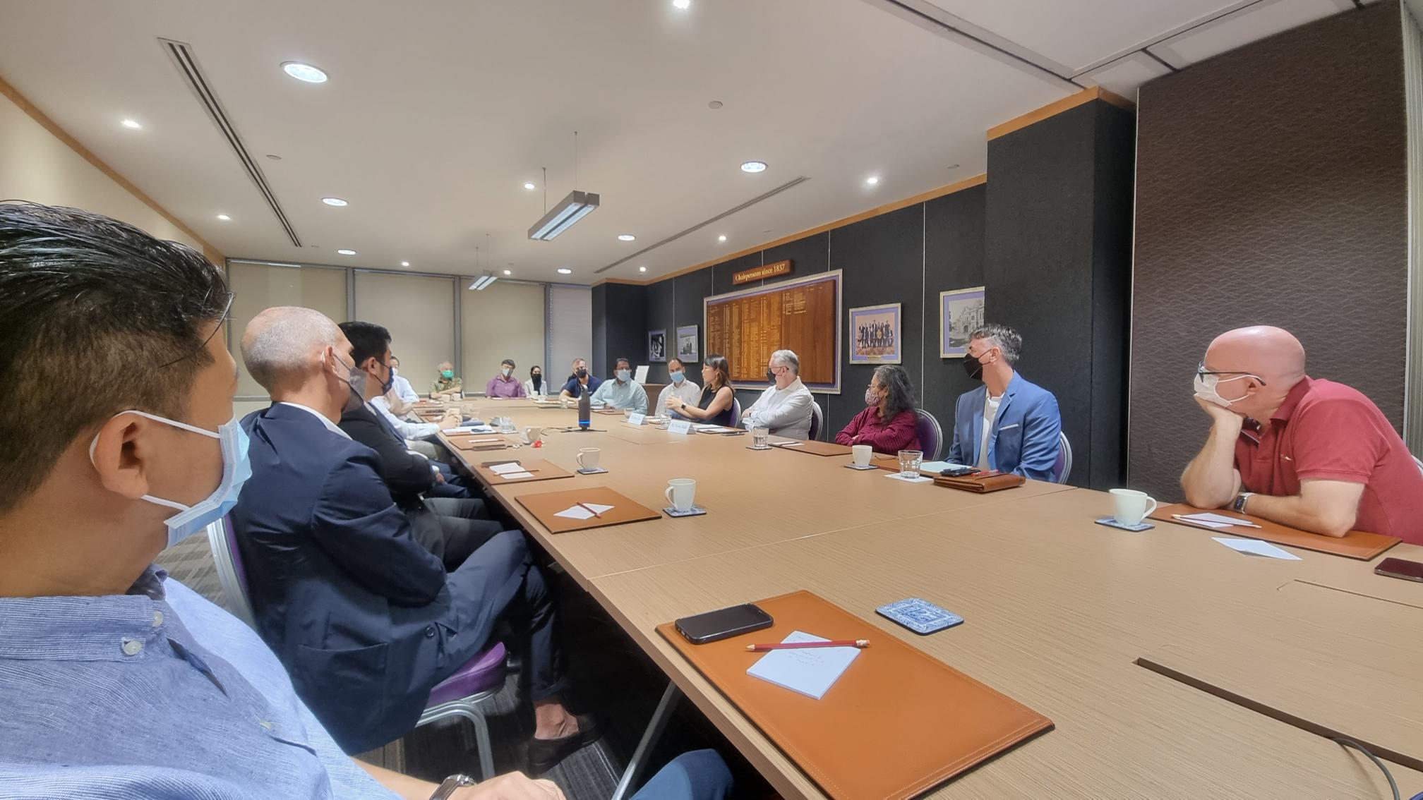 crypto meeting board room discussion