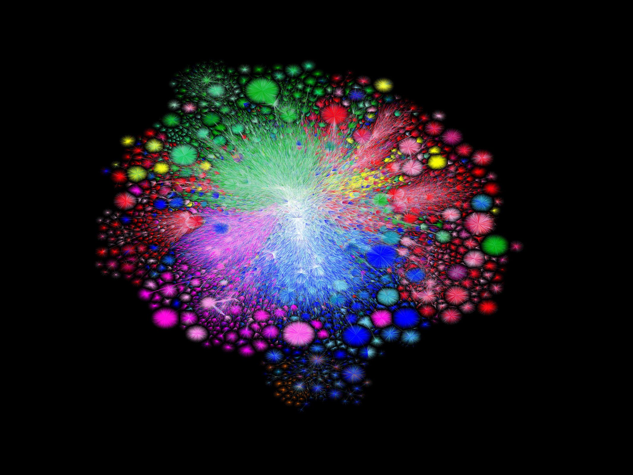 network cables dark web visualization