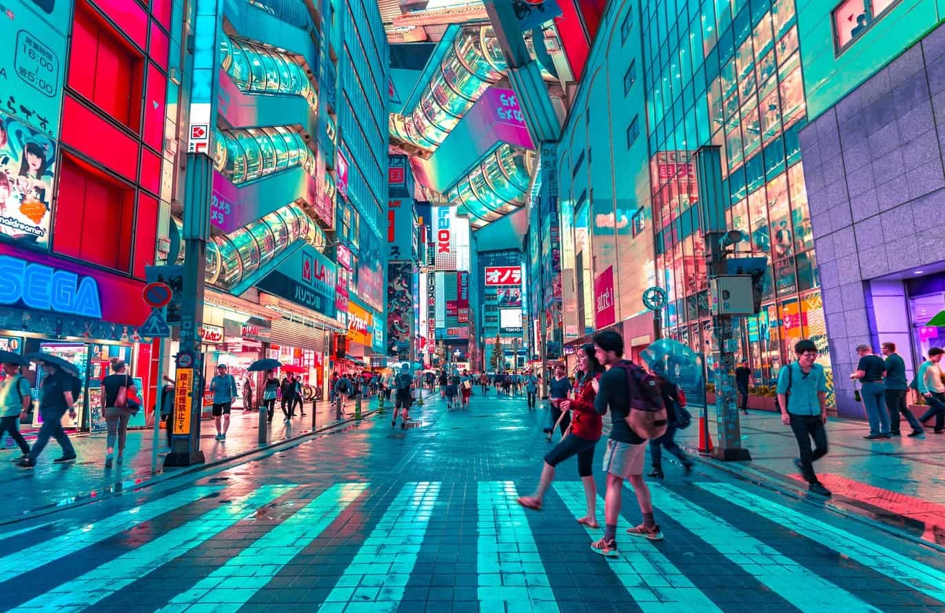 urban futuristic cityscape