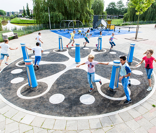 school playground interactive classroom