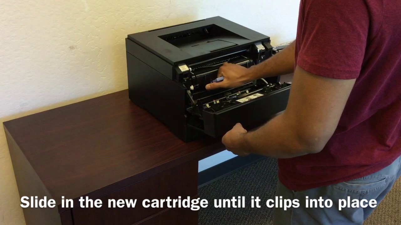 dell laser printer toner cartridge installation