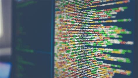 programming code on computer screen